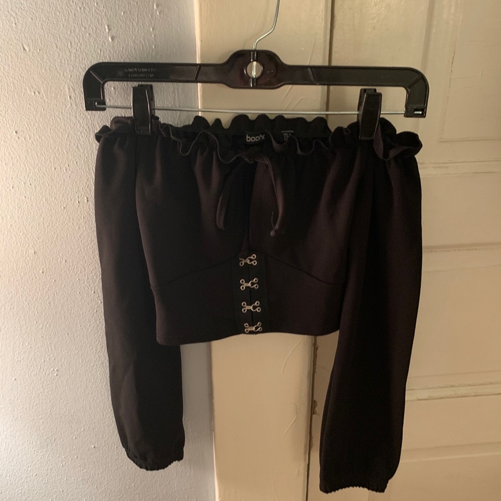 Boohoo cropped long sleeve